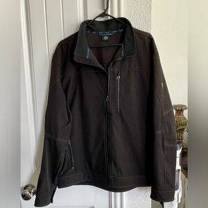 Kuhl men’s jacket. Size XL. Never worn. Color is black. Appears gray in photo.